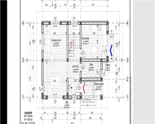 Casa duplex 120 mpu cu 250 teren, langa Padure, asfalt, Valea Ursului