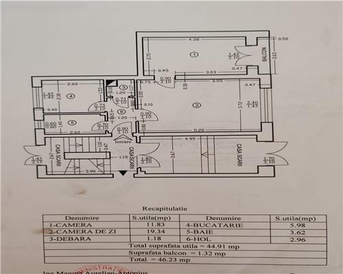 Apartament 2 camere Ultracentral,Iasi