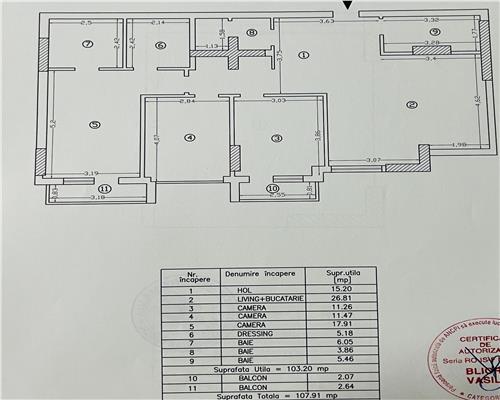 Apartament 4 cam, open space, de vanzare in zona Copou  Aleea Sadoveanu