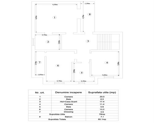 Vila P+E 181 mu, beci, drum 16 m, Vorovesti, Miroslava