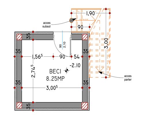 Casa P+ beci, 3 cam, 2 bai, 410 teren, Valea Adanca