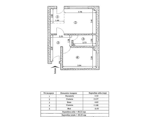 Apartament 2 camere open space, de vanzare Moara de Vant  Complex Roua