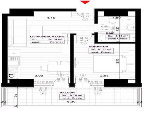 Apartament 2 camere Copou, complex rezidential nou, finalizat si intabulat!