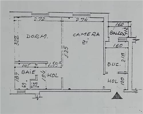 Podu de Piatra - Complex Comercial, apartament 2 camere!