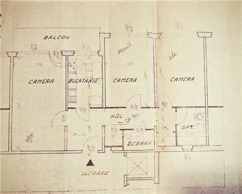 Apartament 3 camere decomandat, 75 mp, Podu Ros  Nicolae Iorga!