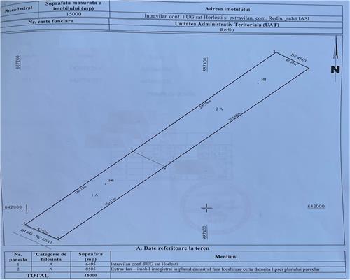 Rediu Horlesti 15000 mp des Soseaua DJ 282