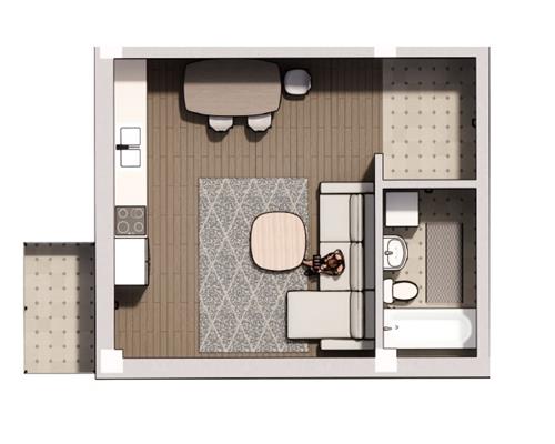 Apartamente noi, 1 camera, parcare inclusa! Pacurari  Rediu