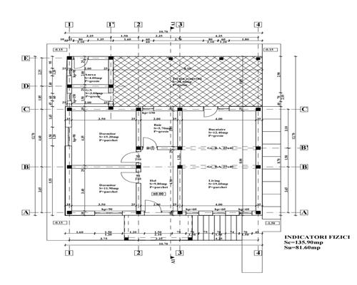 Casa noua plan parter Chicerea Tomesti