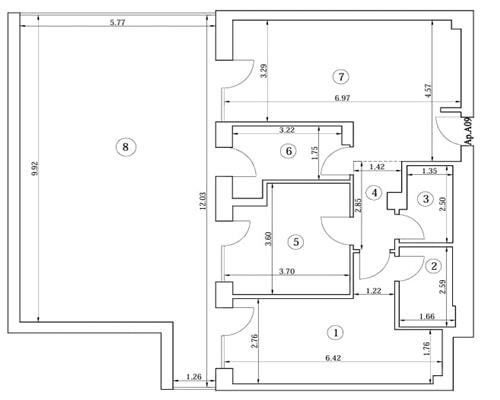 Apartament 3 cam, decomandat de vanzare Silk District, bloc intabulat