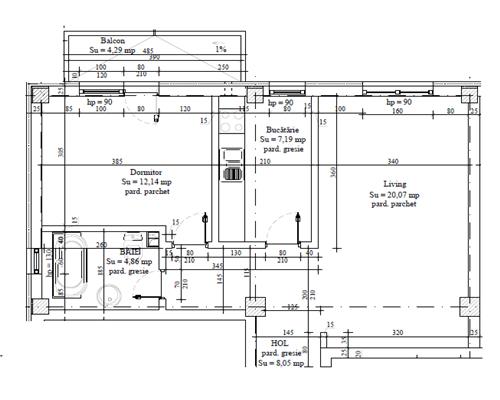 Apartament cu 2 camere de vanzare, bloc nou Bucium  Visan